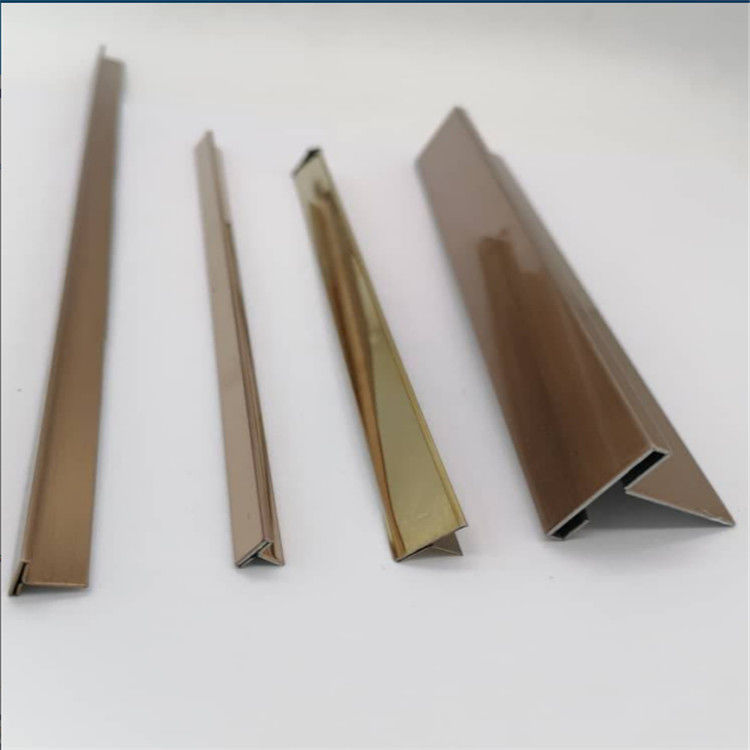 T de Tegelversiering van het Roestvrij staal Gouden Zilveren Aluminium 8mm 10mm