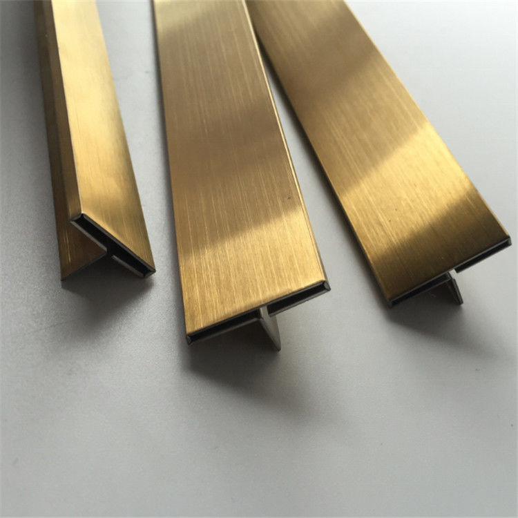 T de Tegelversiering van het Roestvrij staal Gouden Zilveren Aluminium 8mm 10mm