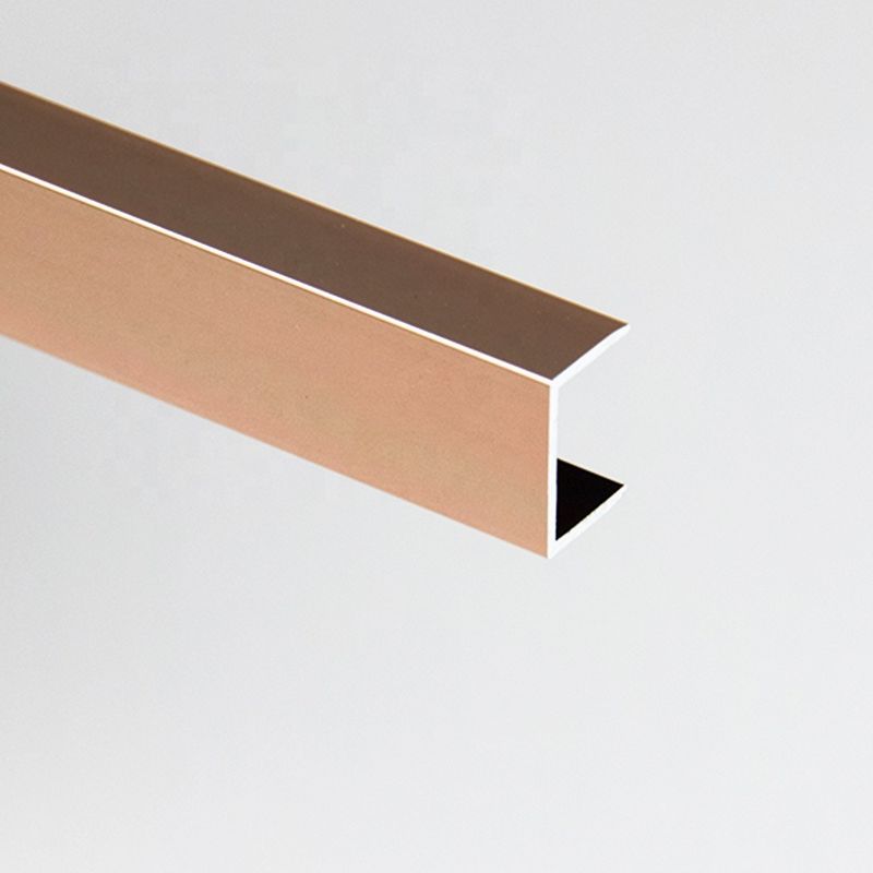 10MM Opgepoetste Decoratie van de de Tegelversiering van het Borstel de Gouden Aluminium