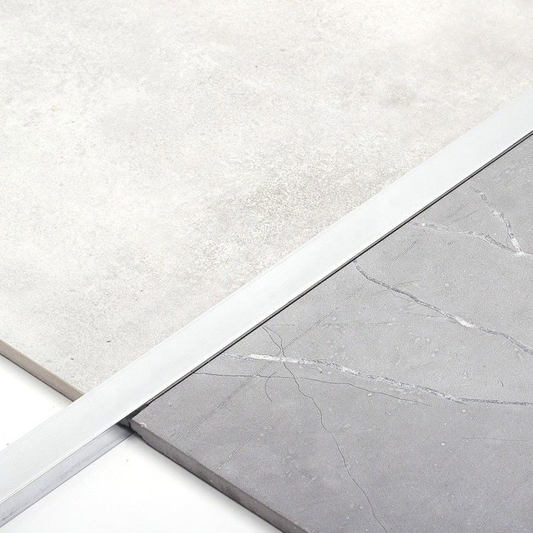 6mm de Zilveren van het het Triplexaluminium van de Muurvloer U-vormige Strook van de het Roestvrije staalovergang