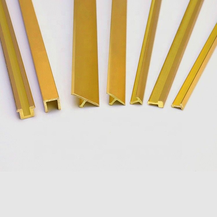 Ceramische van het de Strook Decoratieve Messing van de Messingsovergang de Tegelversiering